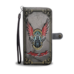 Old Man Biker custom wallet phone case