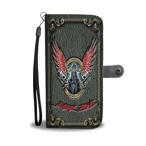 Image of Old Man Biker custom wallet phone case
